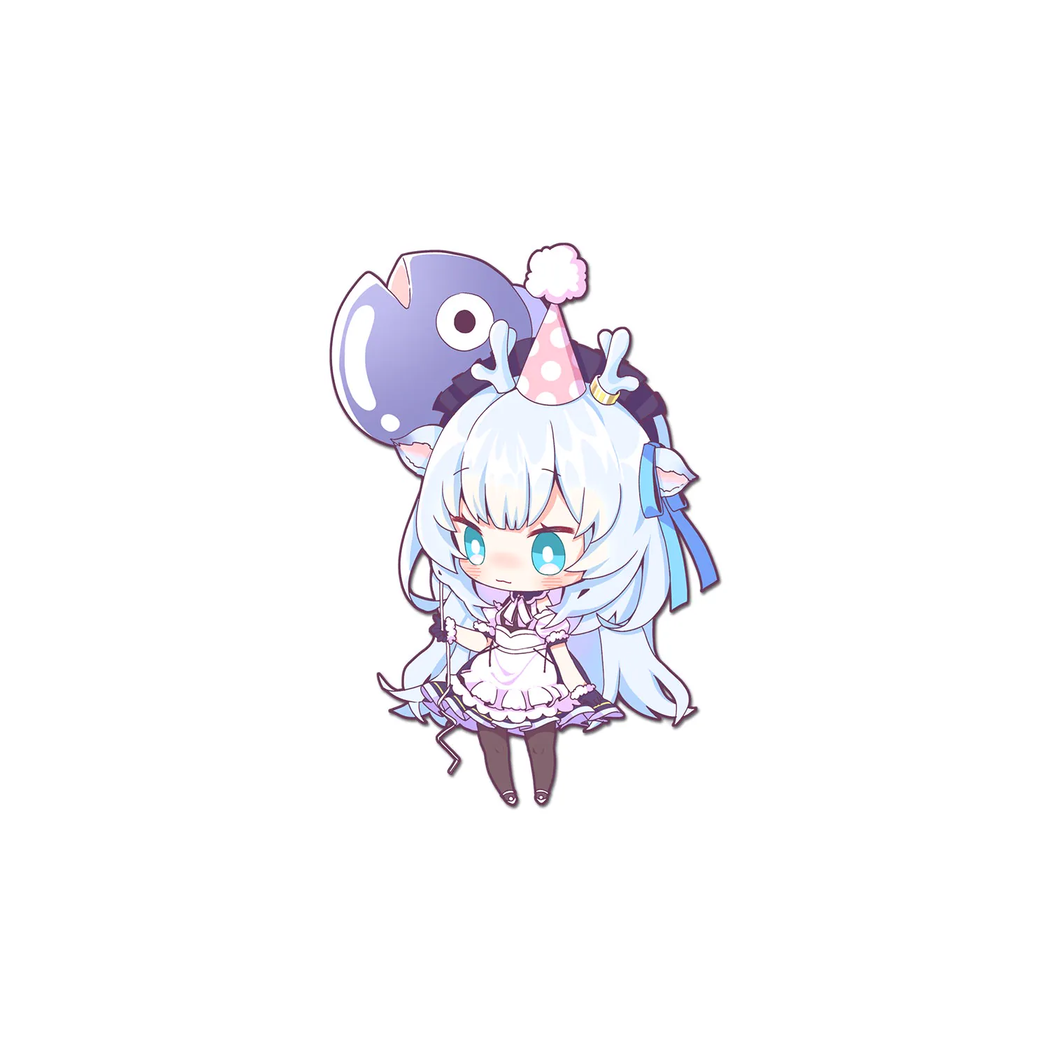 Hakushika Iori Chibi Key Chain - Birthday Edition