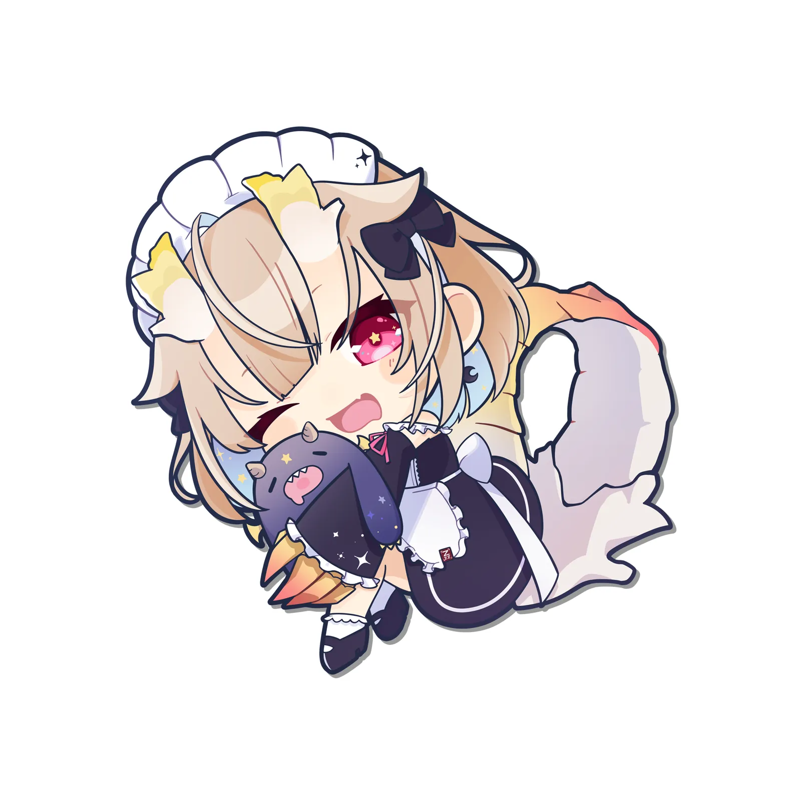 Utatane Nasa Birthday Maid Keychain Set