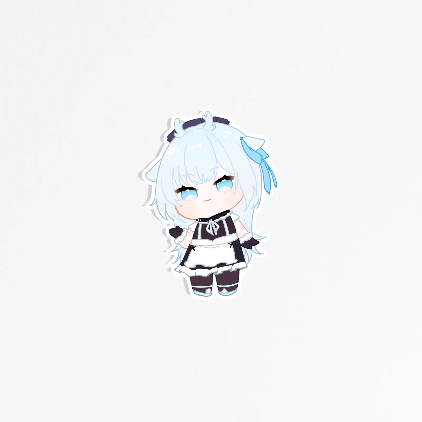 smug Chibi Iori Hakushika Keychain