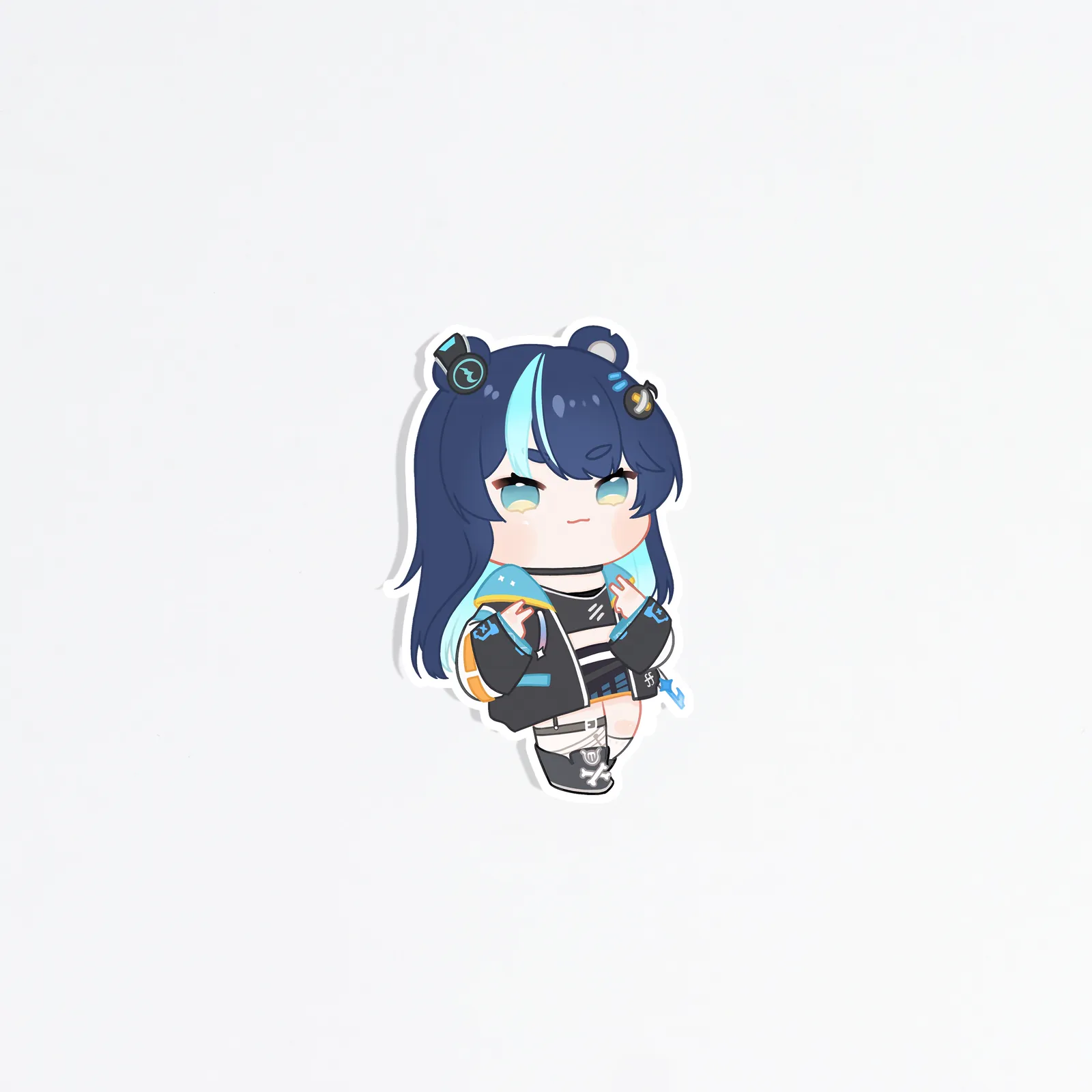smug Chibi Uruka Fujikura Keychain