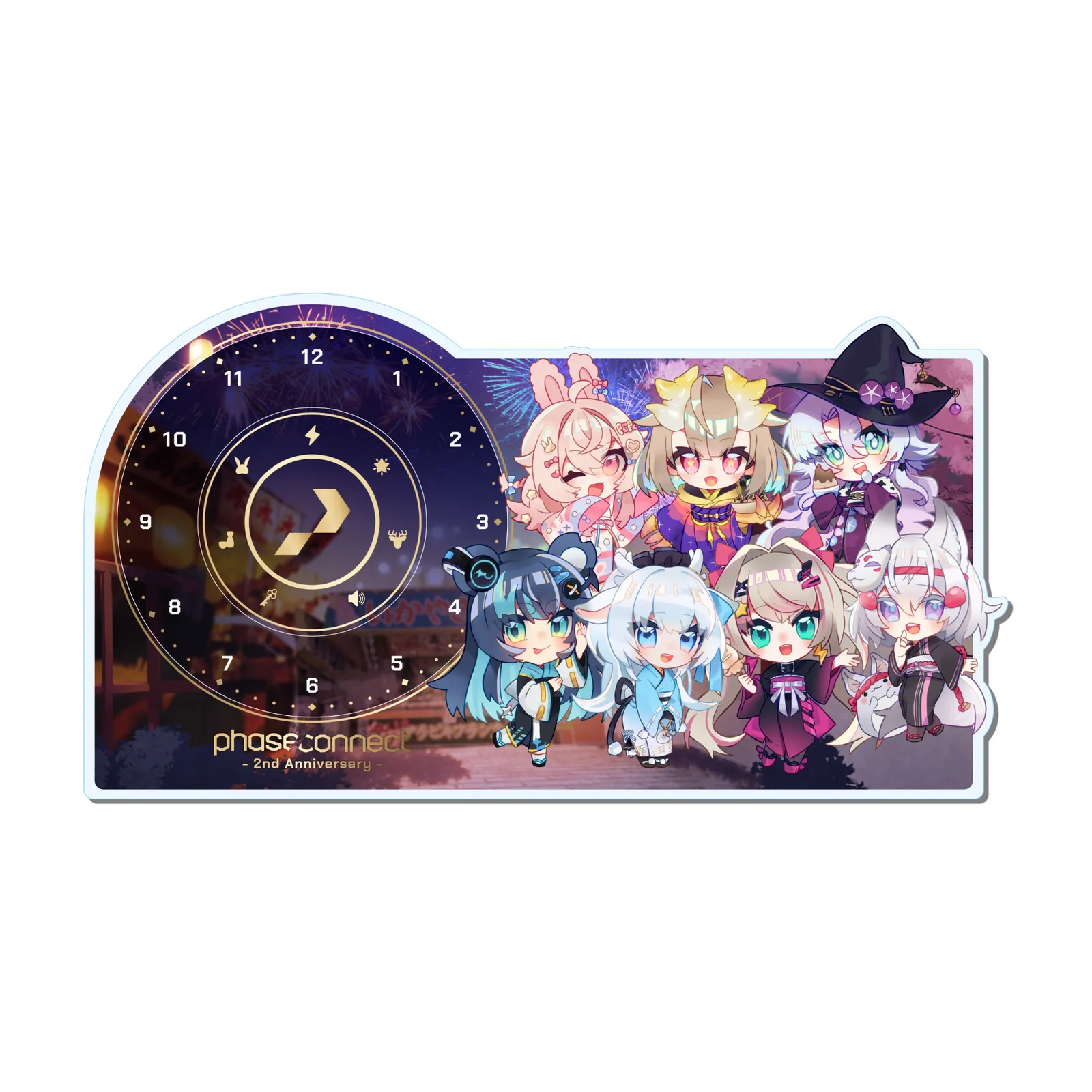 Phase Origins 2nd Anniversary Desk Clock