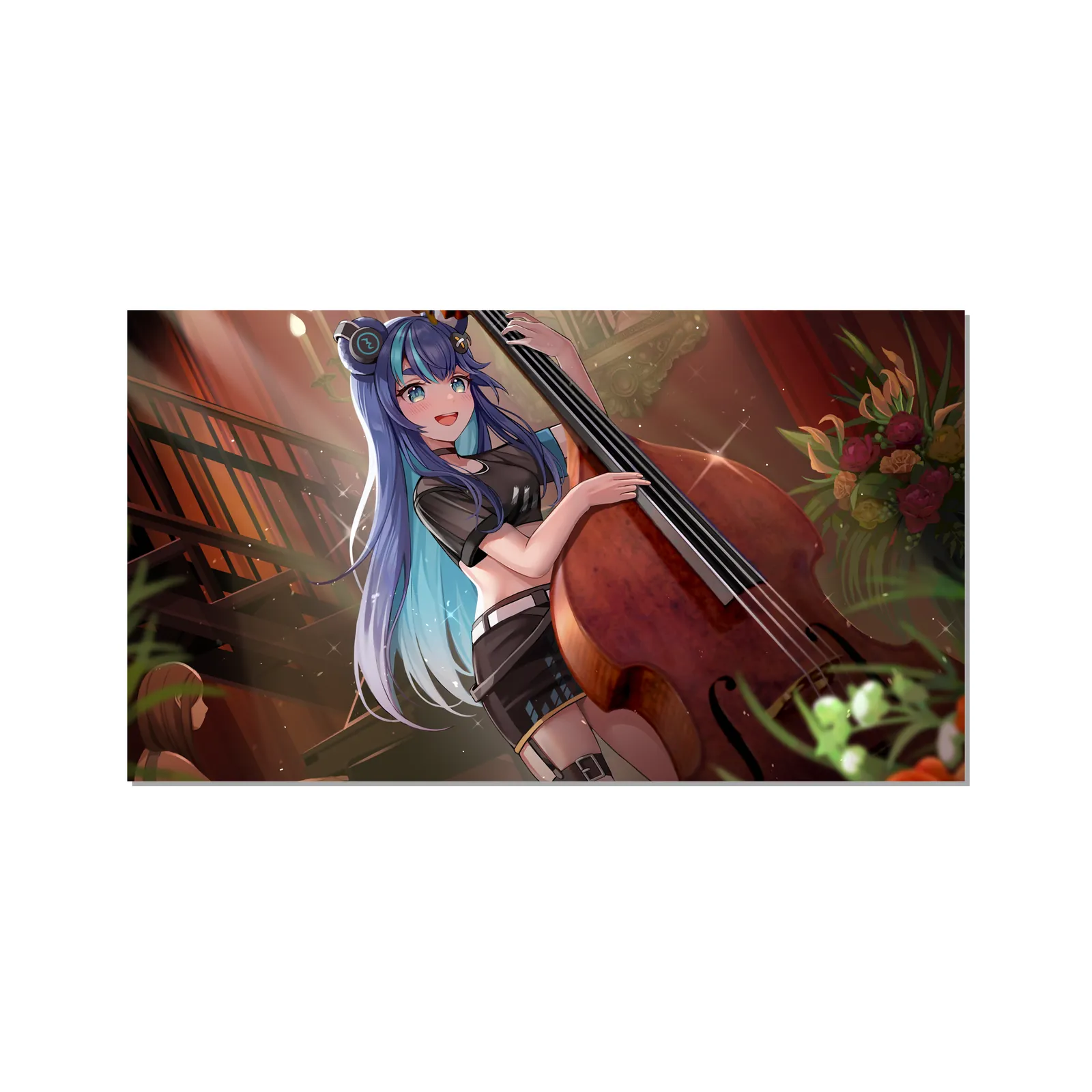 Fujikura Uruka Birthday Bass Print