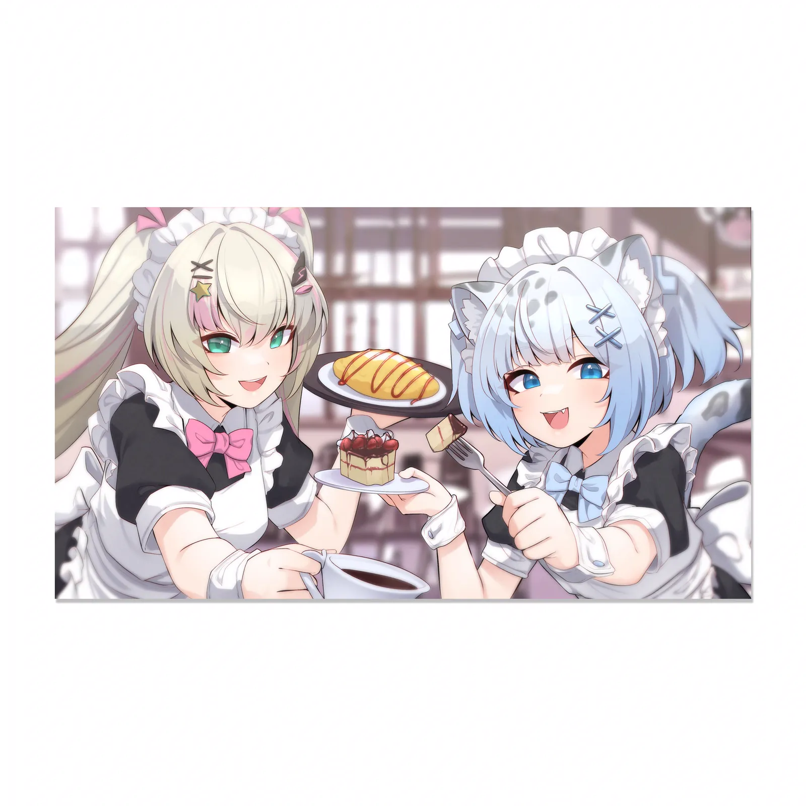 Lia x Yuri Valentine's Day Maid Print