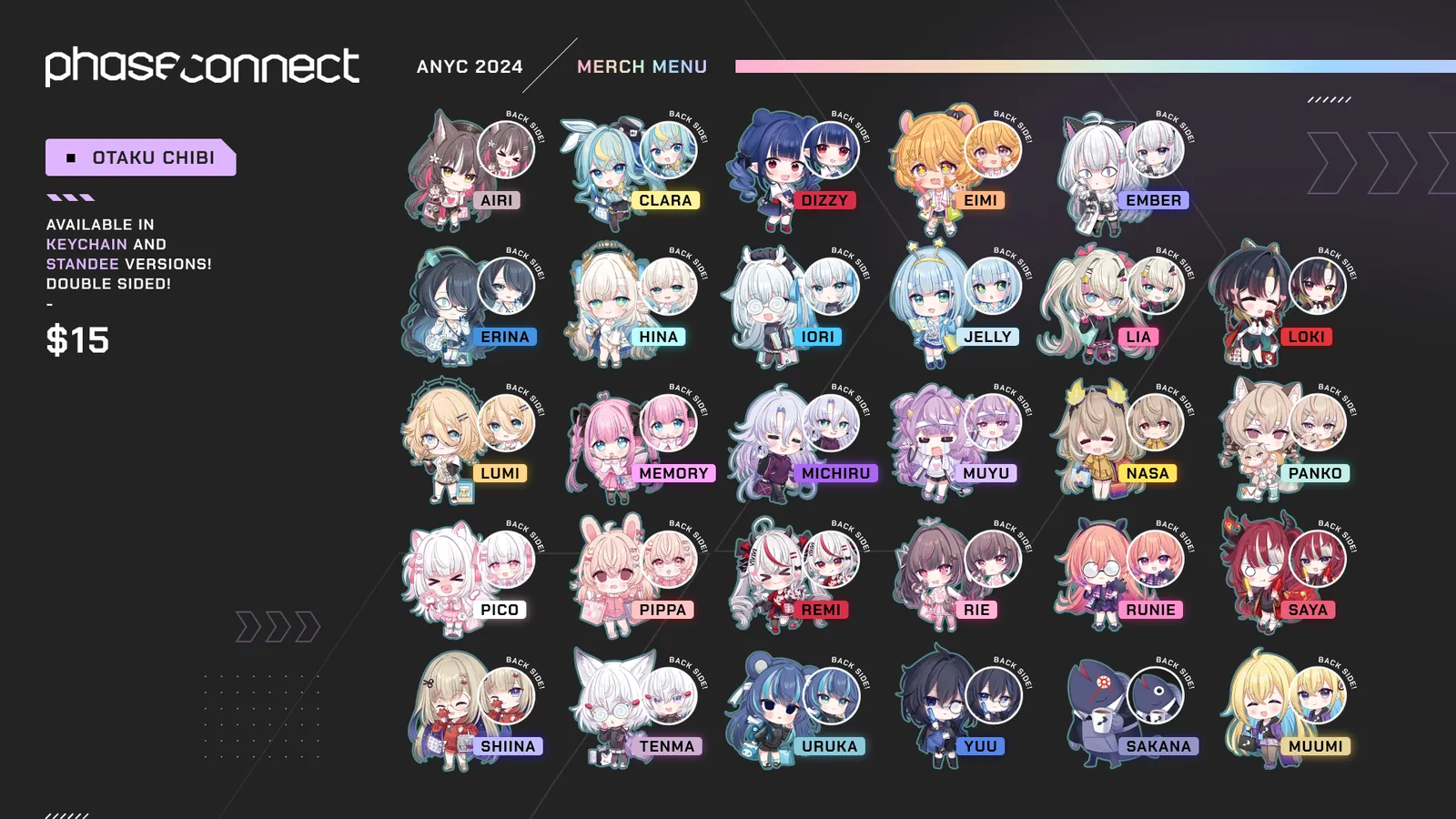 Menu Otaku Chibi