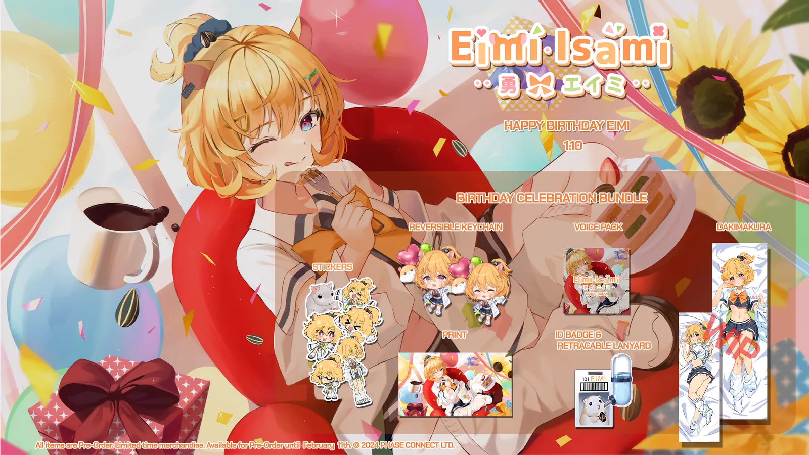 Eimi Isami 2024 Birthday & Debut Collection