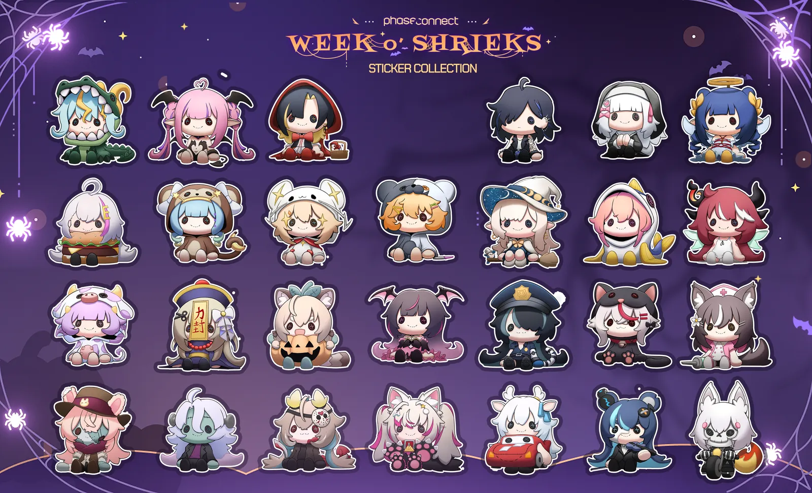 Phase Halloween 2024 Sticker Sheet [Pre-Order]