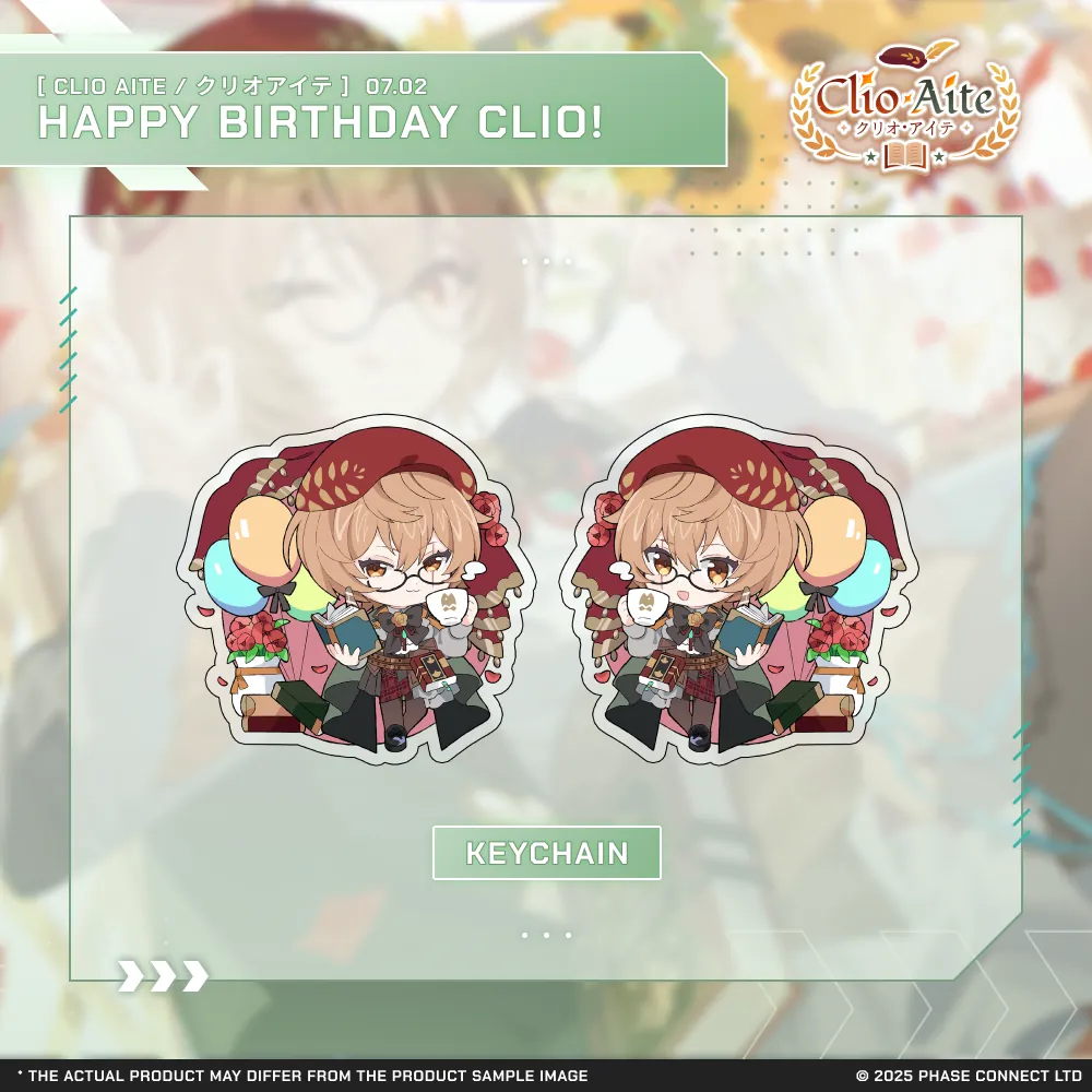Clio Aite『クリオ・アイテ』Birthday 2025 Celebration - Keychain
