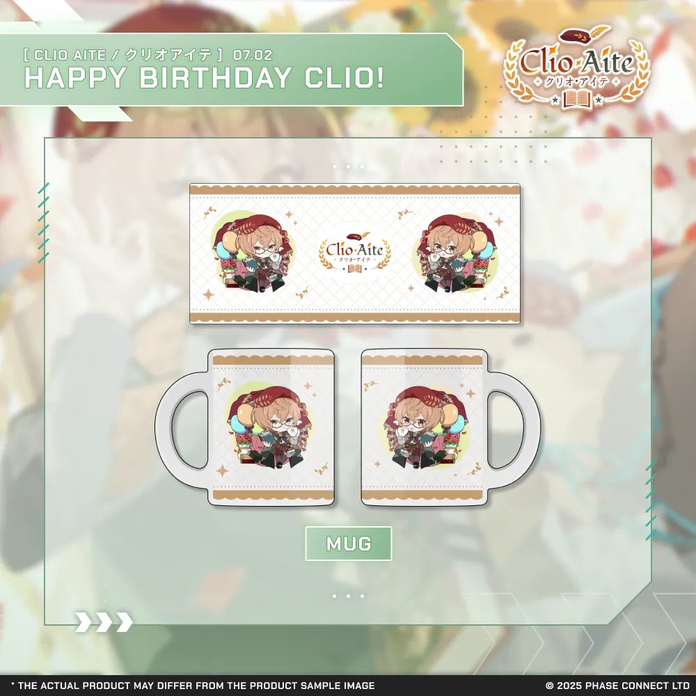 Clio Aite『クリオ・アイテ』Birthday 2025 Celebration - Mug