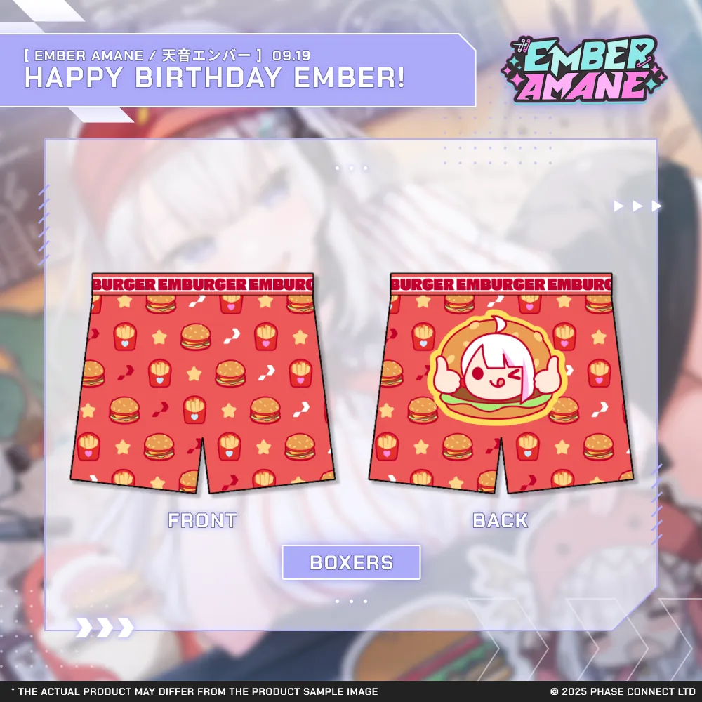 Ember Amane『天音エンバー』Birthday 2025 Celebration - Emburger Boxers
