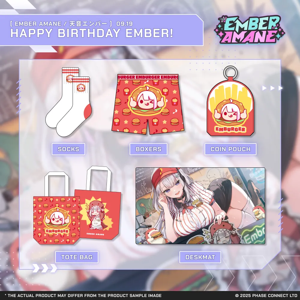 Ember Amane『天音エンバー』Birthday 2025 Celebration Collection