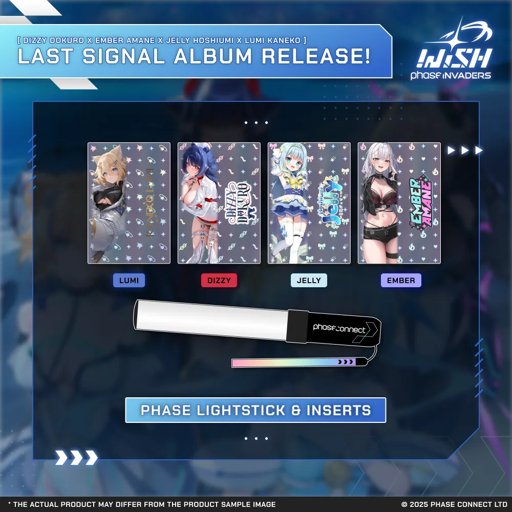 Invaders WISH: Last Signal - Lightstick & Film Insert Bundle