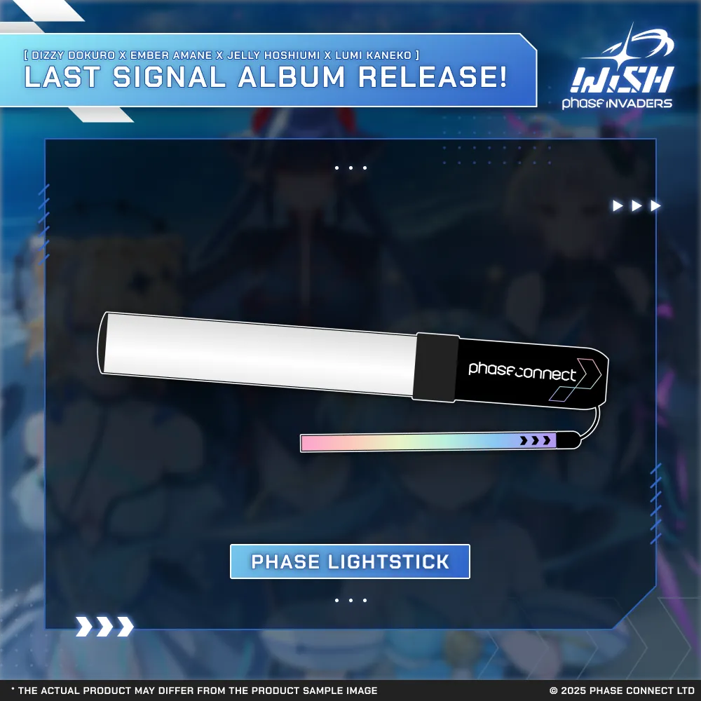 Invaders WISH: Last Signal - Phase Connect Official Lightstick