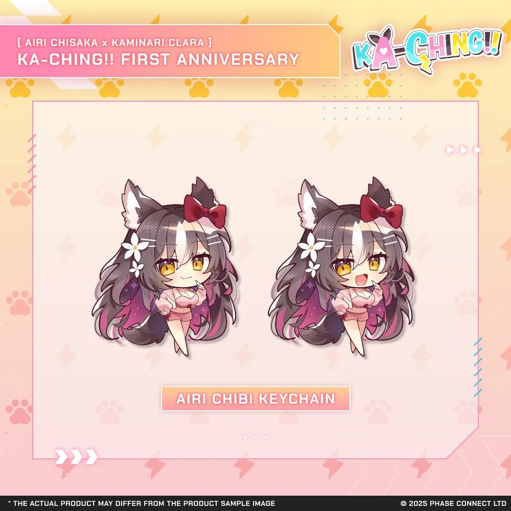 KA-CHING!! First Anniversary Celebration Airi Chisaka『千坂アイリ』Keychain [Pre-Order]