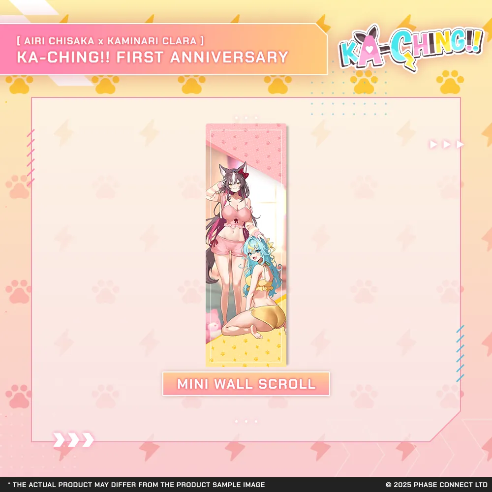 KA-CHING!! First Anniversary Celebration Mini Wall Scroll [Pre-Order]