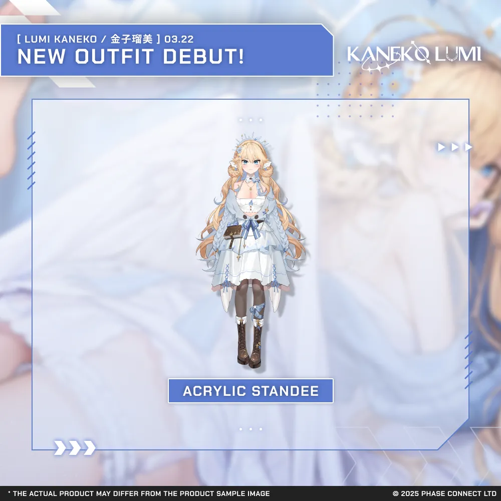 Lumi Kaneko『金子瑠美』Angel Outfit 2025 Standee [Pre-Order]