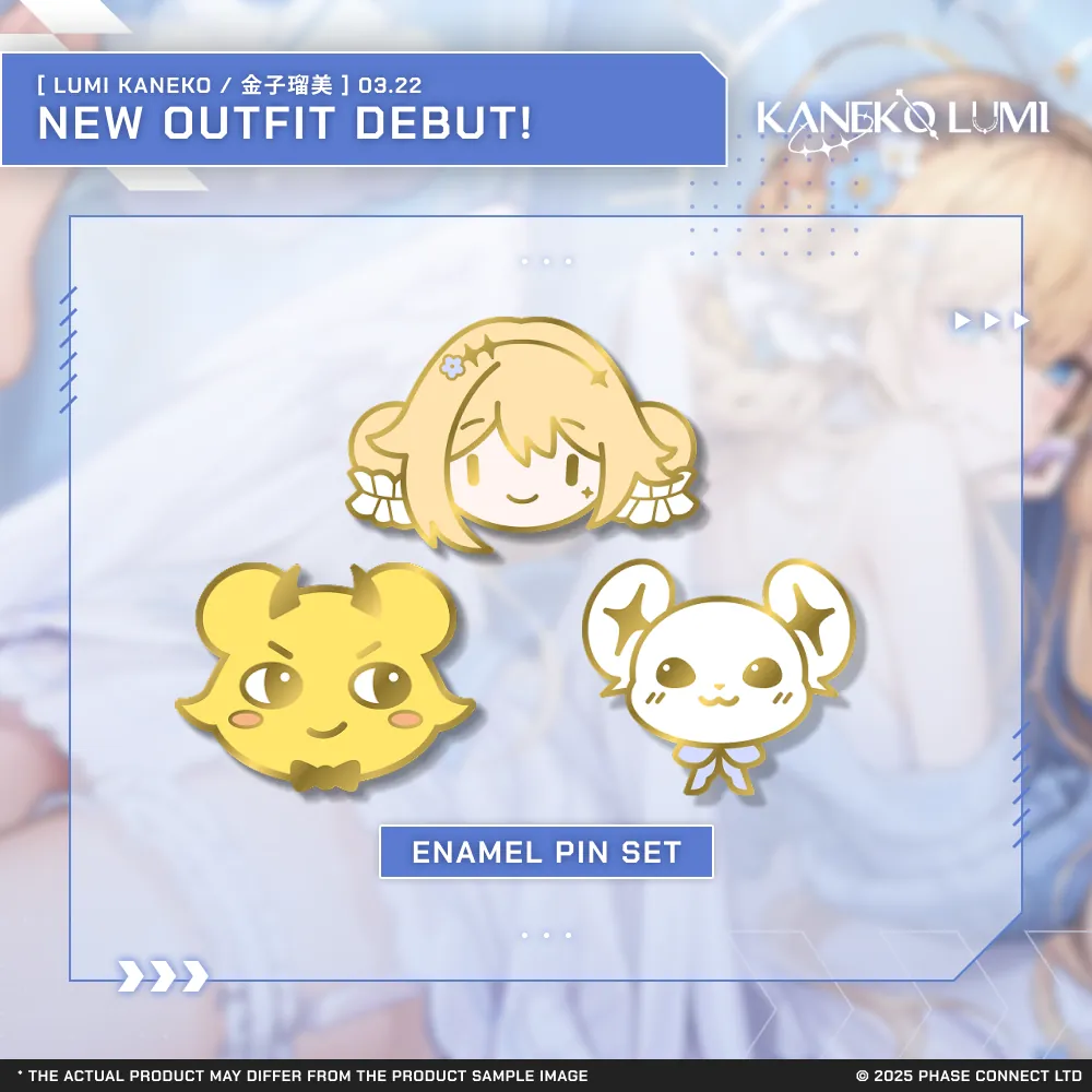 Lumi Kaneko『金子瑠美』Angel Outfit 2025 Enamel Pin Set [Pre-Order]