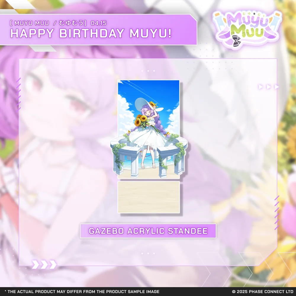 Muyu Muu『むうむゆ』Birthday 2025 Celebration Gazebo Acrylic Standee