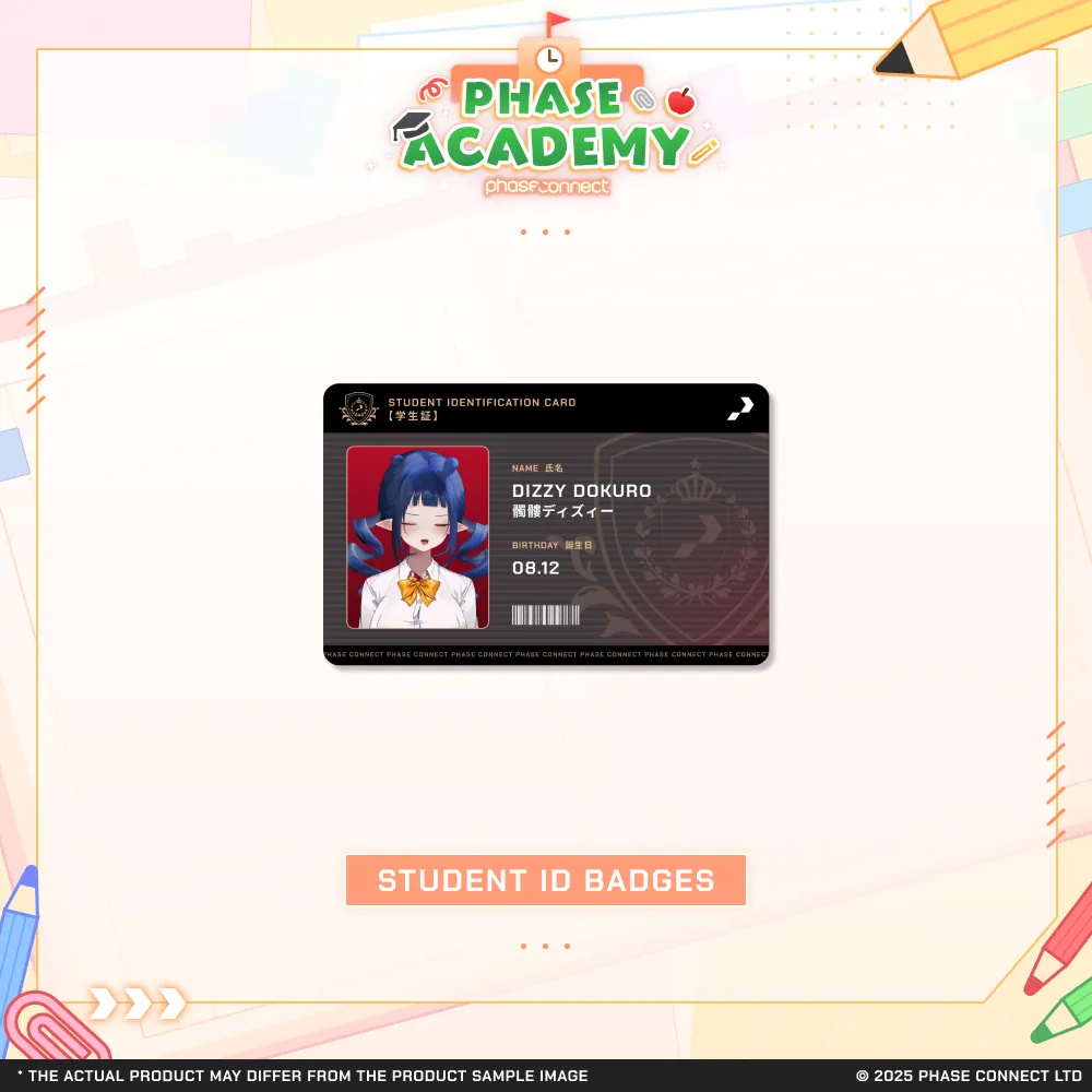 Phase Academy 2025 – Invaders Student ID Cards