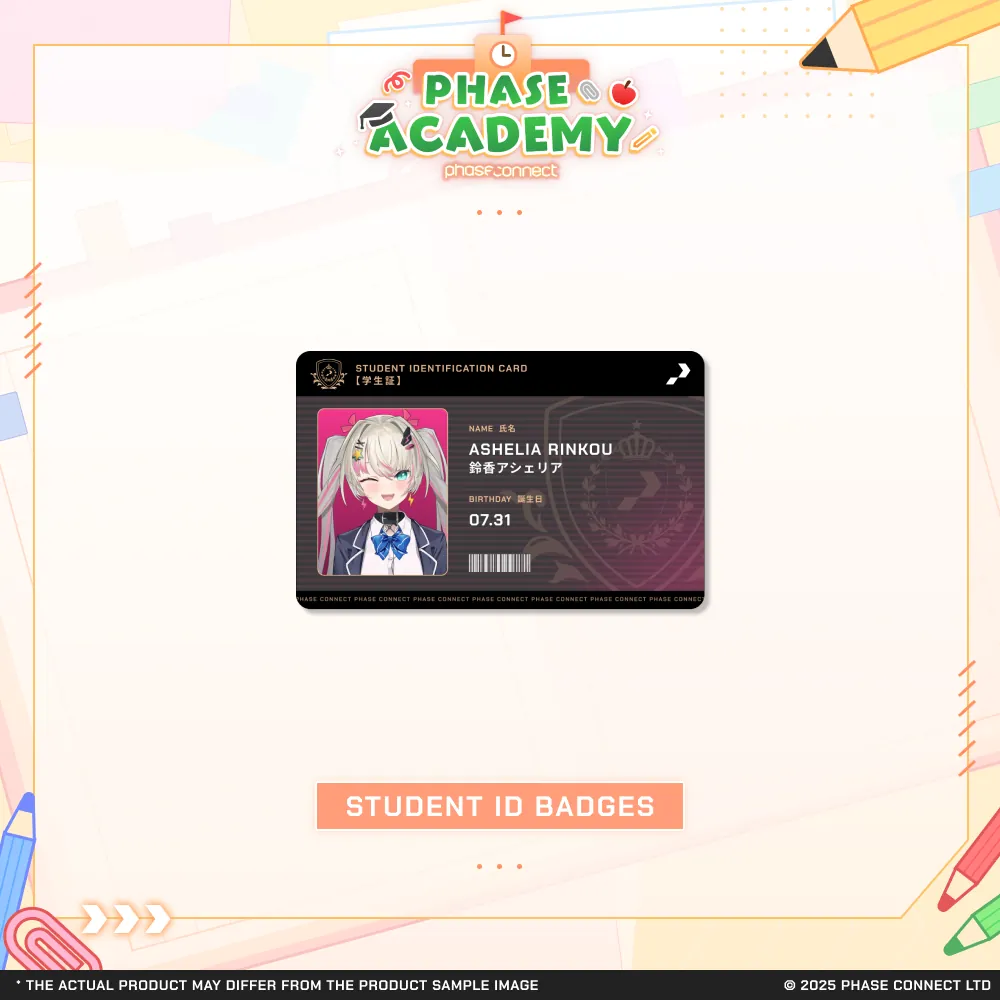 Phase Academy 2025 – OriginS Student ID Cards