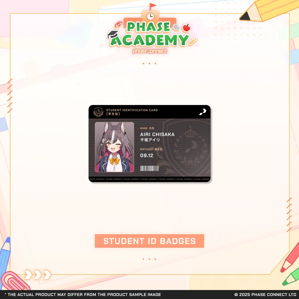 Phase Academy 2025 – ALiAS Student ID Cards