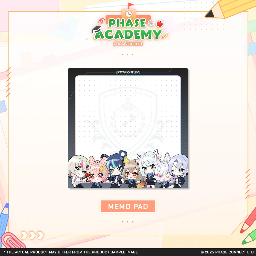 Phase Academy 2025 – Class Notes Memo Pads