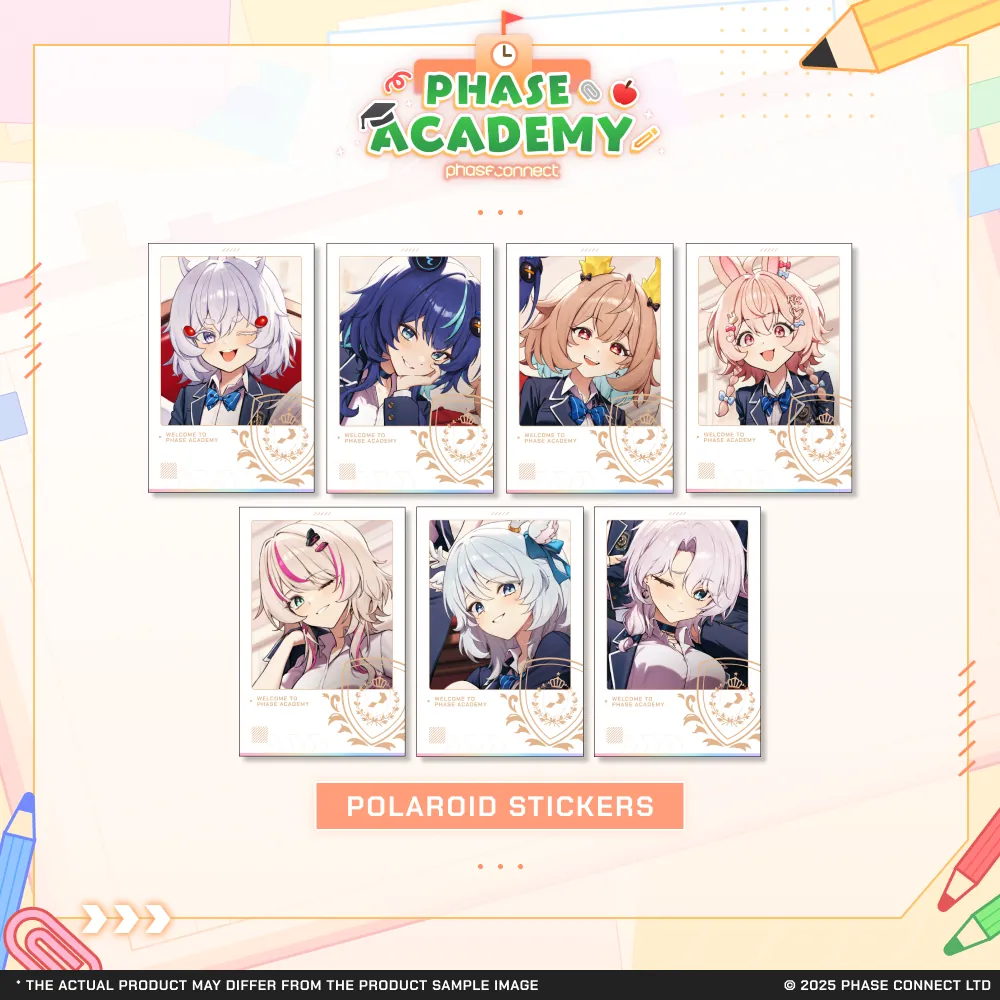 Phase Academy 2025 – Campus Polaroid Snapshot Stickers