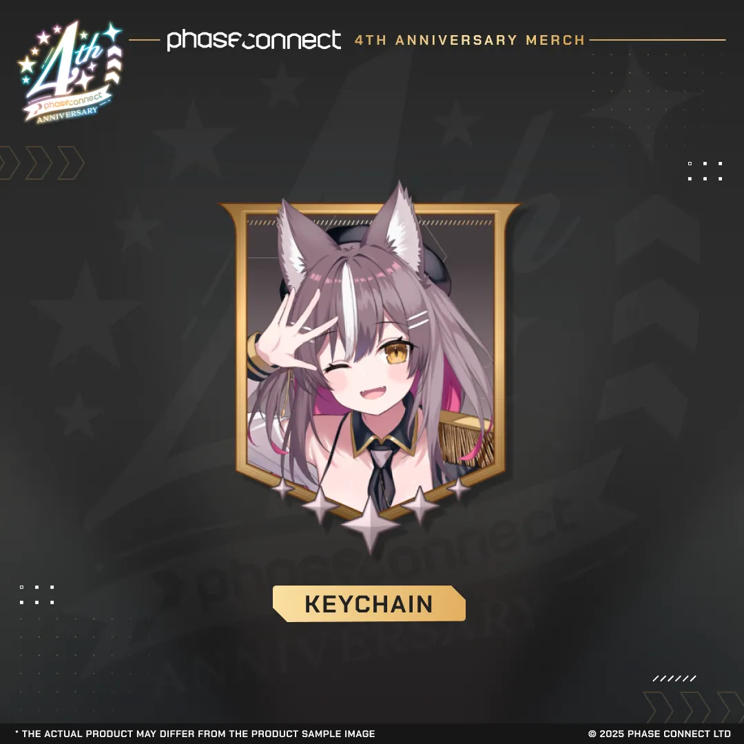 Phase Connect 4th Anniversary – ALiAS Glitter Keychain