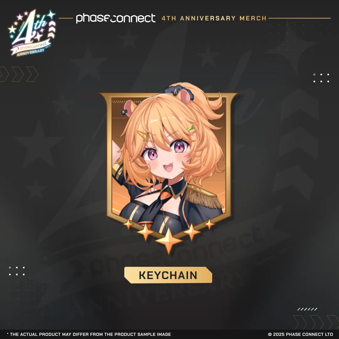 Phase Connect 4th Anniversary – Euphoria Glitter Keychain