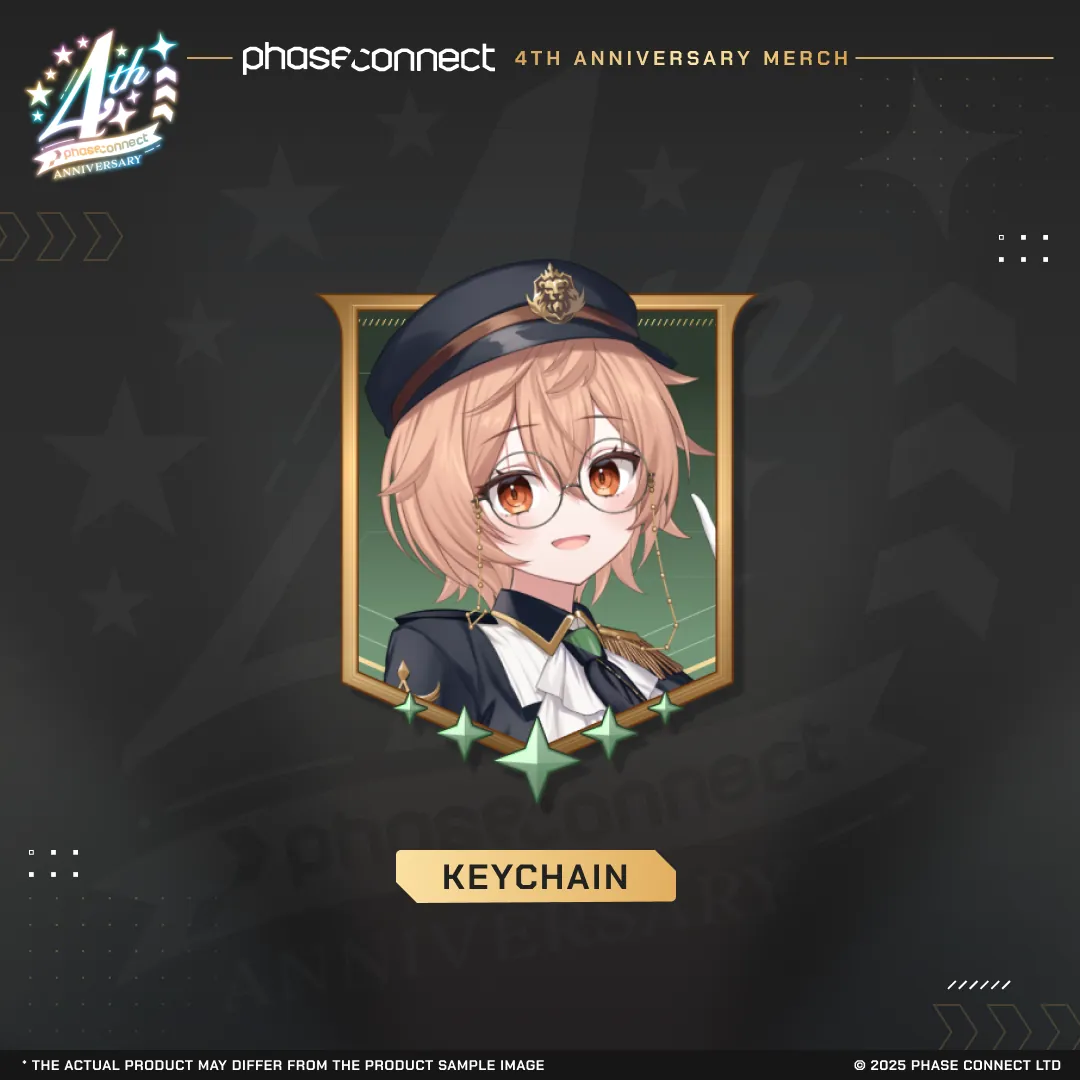 Phase Connect 4th Anniversary – Invaders QUEST Glitter Keychain