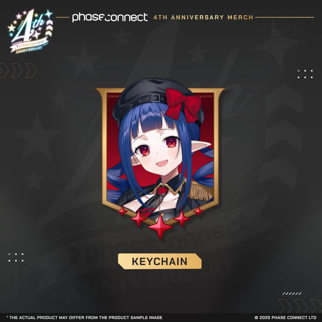 Phase Connect 4th Anniversary – Invaders WISH Glitter Keychain