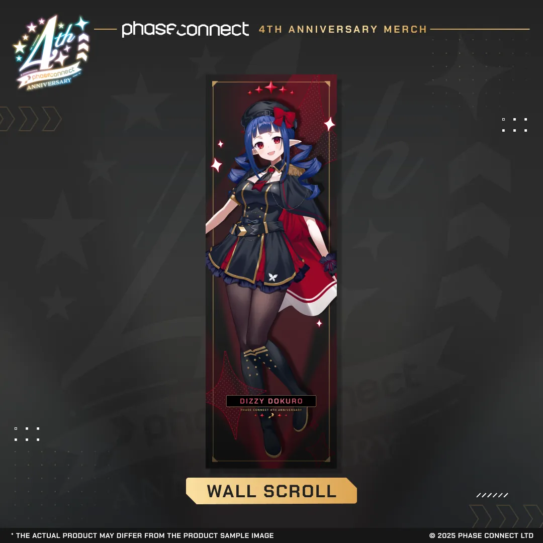 Phase Connect 4th Anniversary – Invaders WISH Mini Wall Scroll
