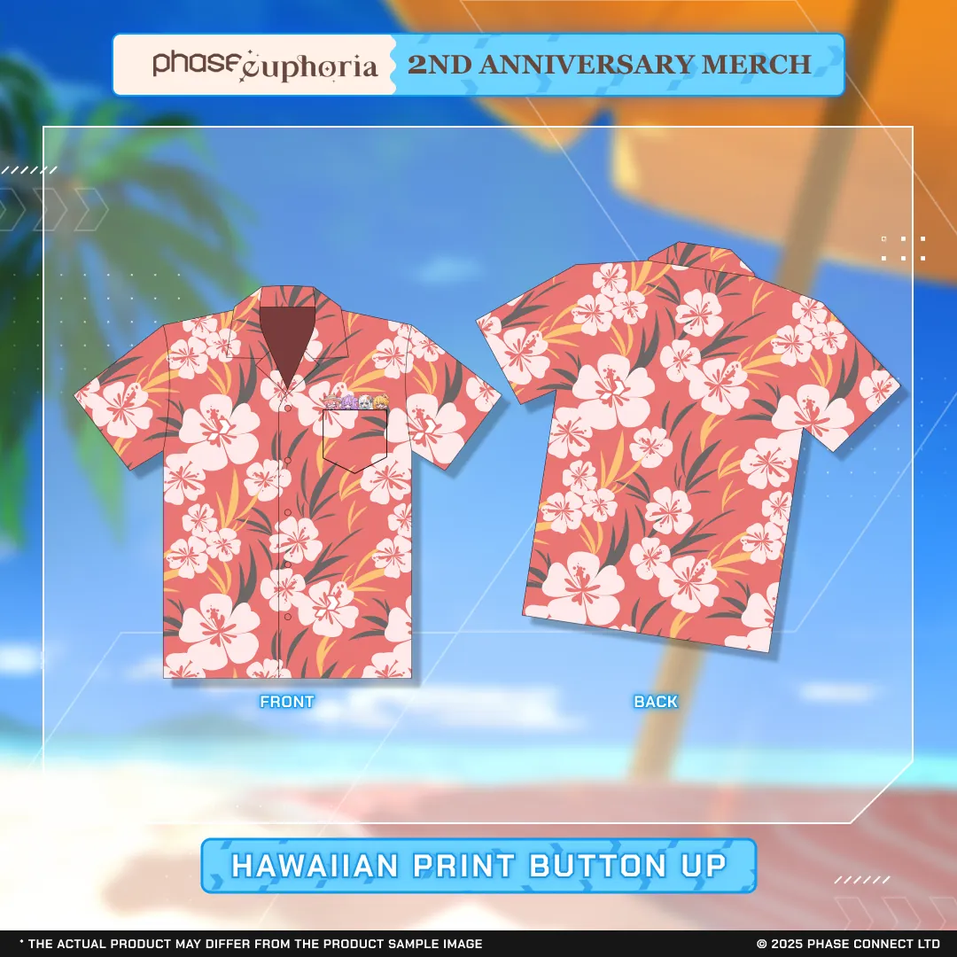 Phase Euphoria Second Anniversary - Hawaiian Shirt