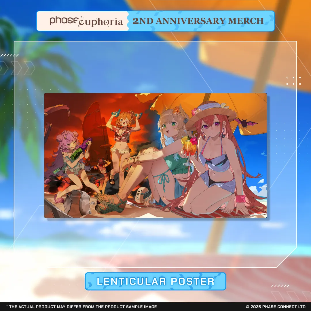 Phase Euphoria Second Anniversary - Lenticular Poster