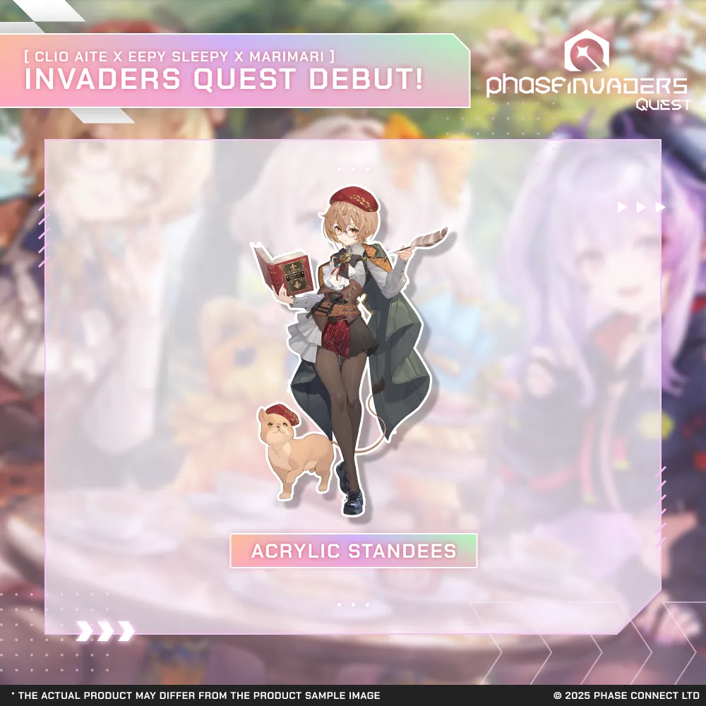 Phase Invaders Quest - Clio Aite 『クリオ・アイテ』Key Visual Model Standee