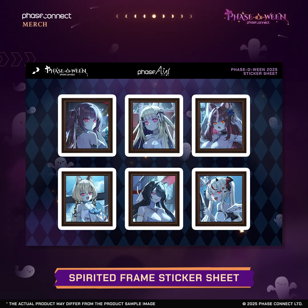 Phase-O-Ween – ALiAS Spirited Frames Sticker Sheet