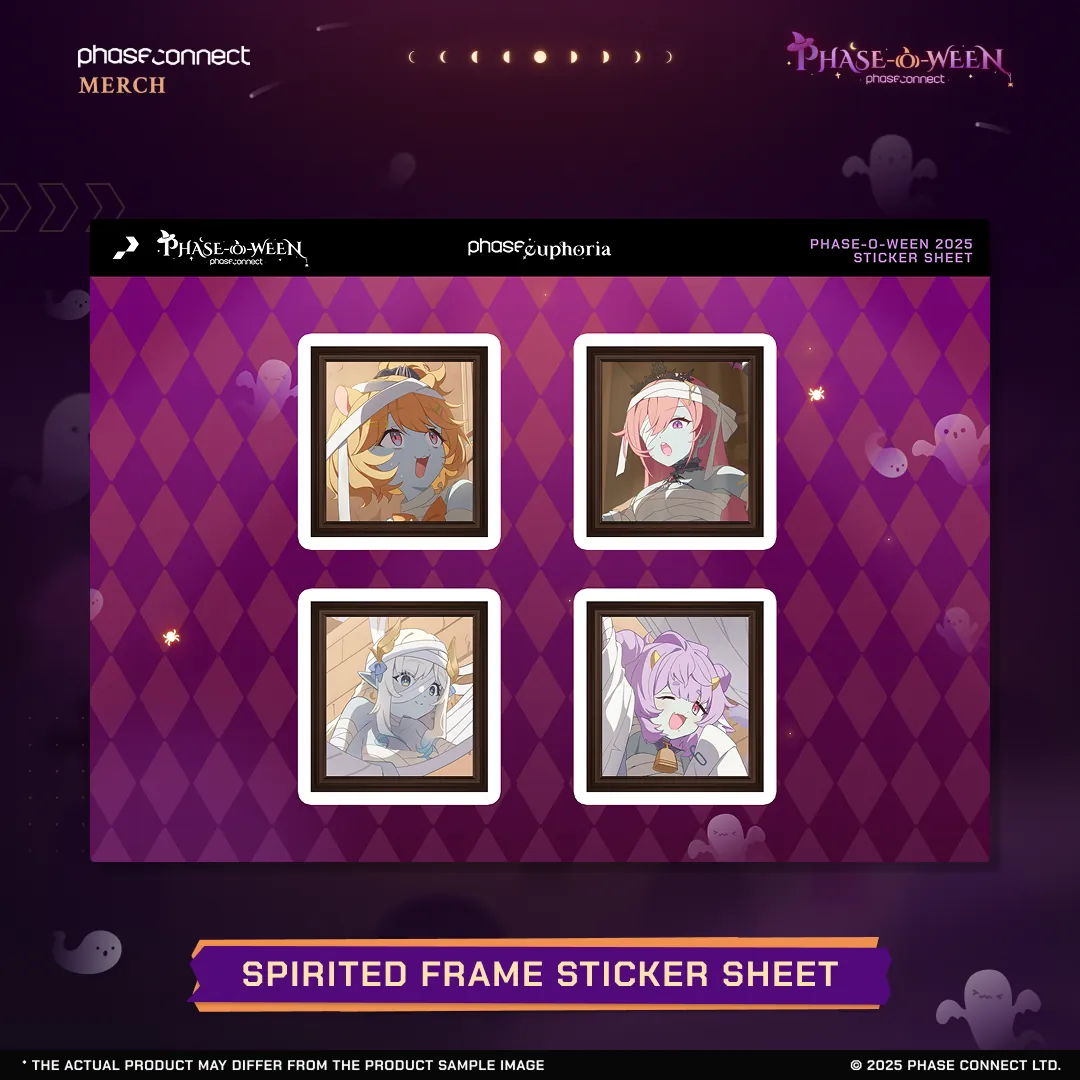 Phase-O-Ween –  Euphoria Spirited Frames Sticker Sheet