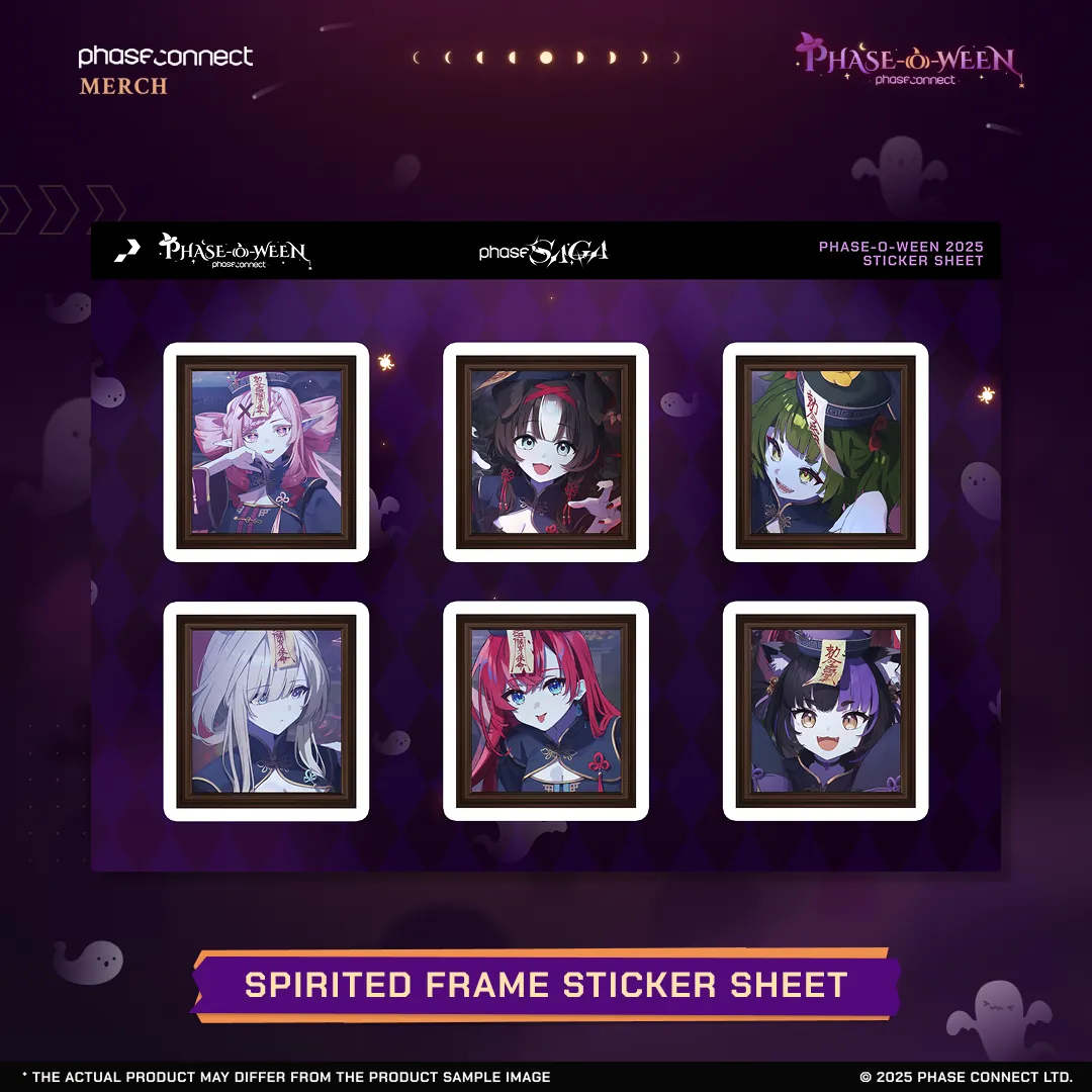 Phase-O-Ween –  Saga Spirited Frames Sticker Sheet