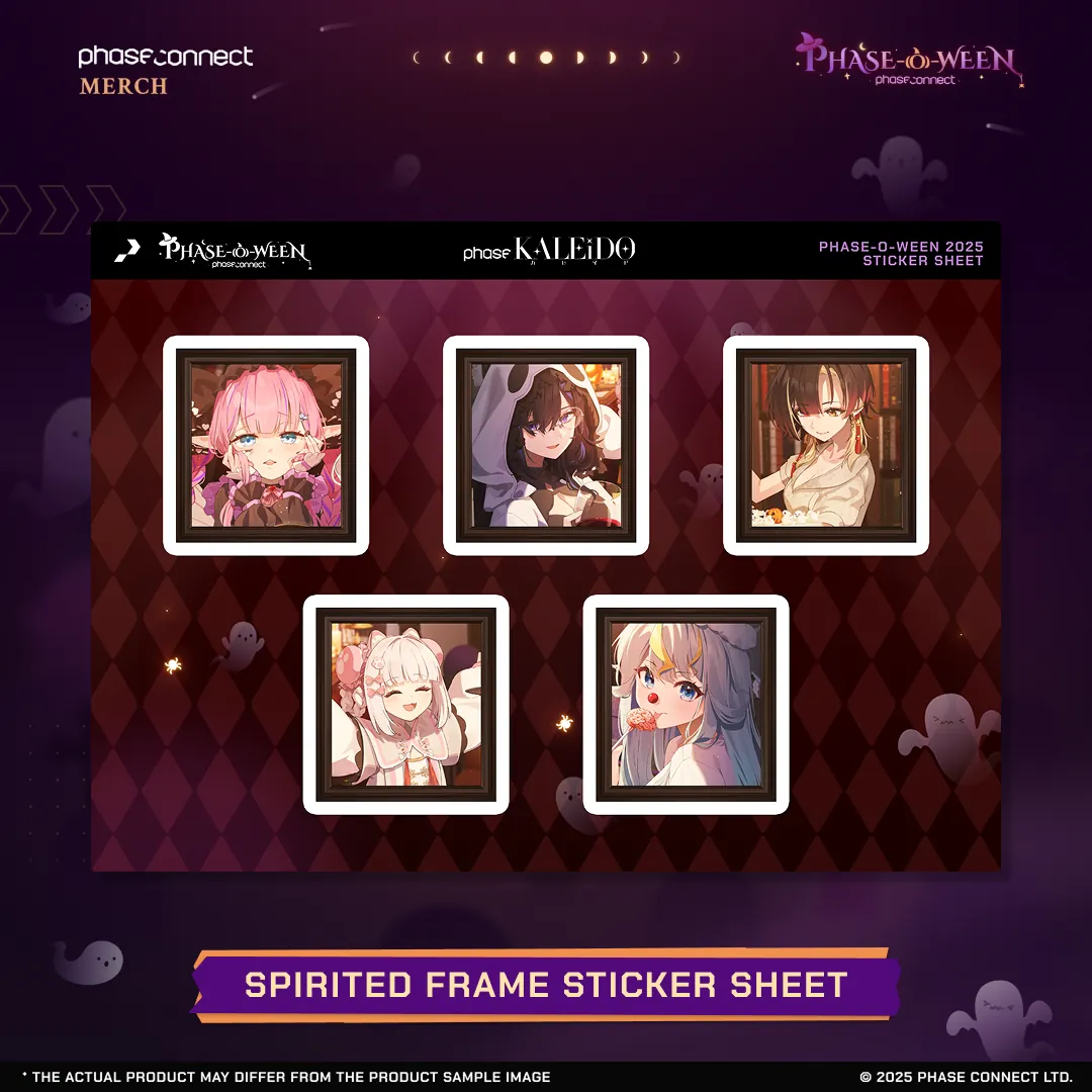 Phase-O-Ween –  KALEiDO Spirited Frames Sticker Sheet