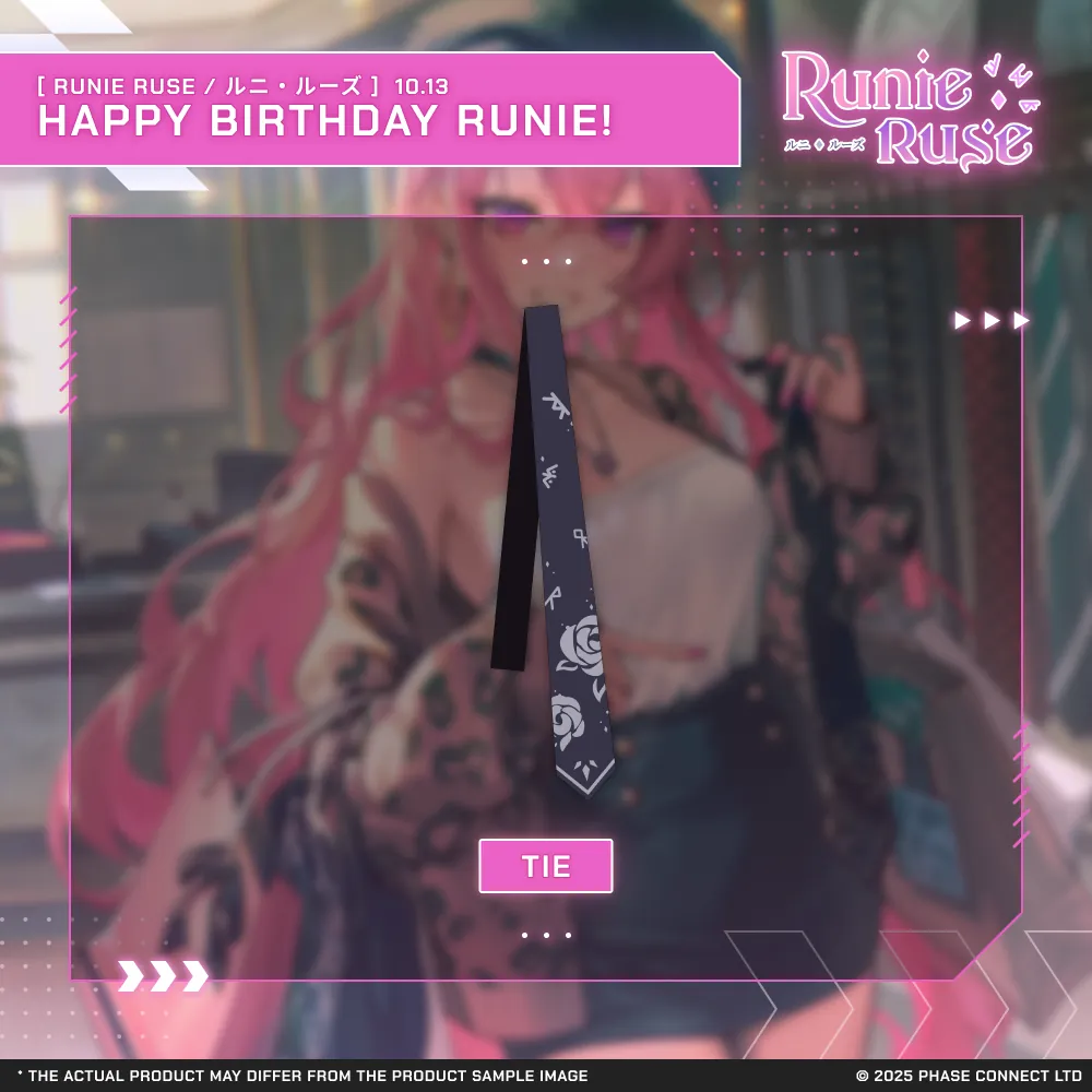 Runie Ruse『ルニ・ルーズ』Birthday 2025 Celebration - Tie Set