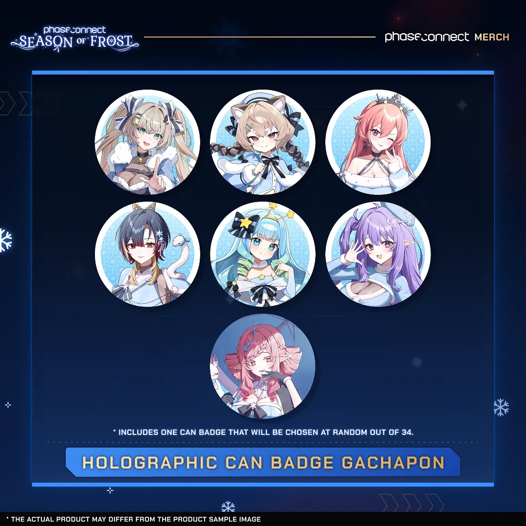 Season of Frost – Holographic Can Badge Gachapon