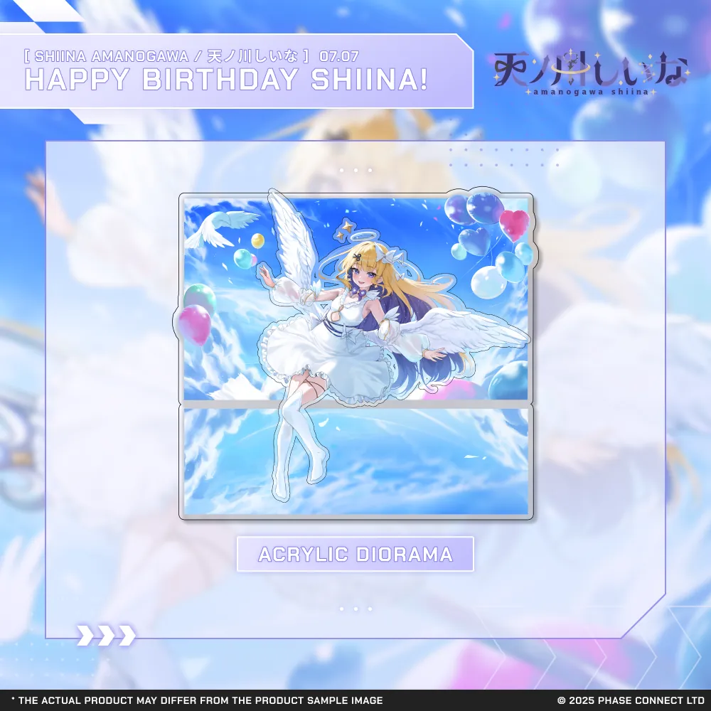 Shiina Amanogawa『天ノ川しいな』Birthday 2025 Celebration - Acrylic Diorama