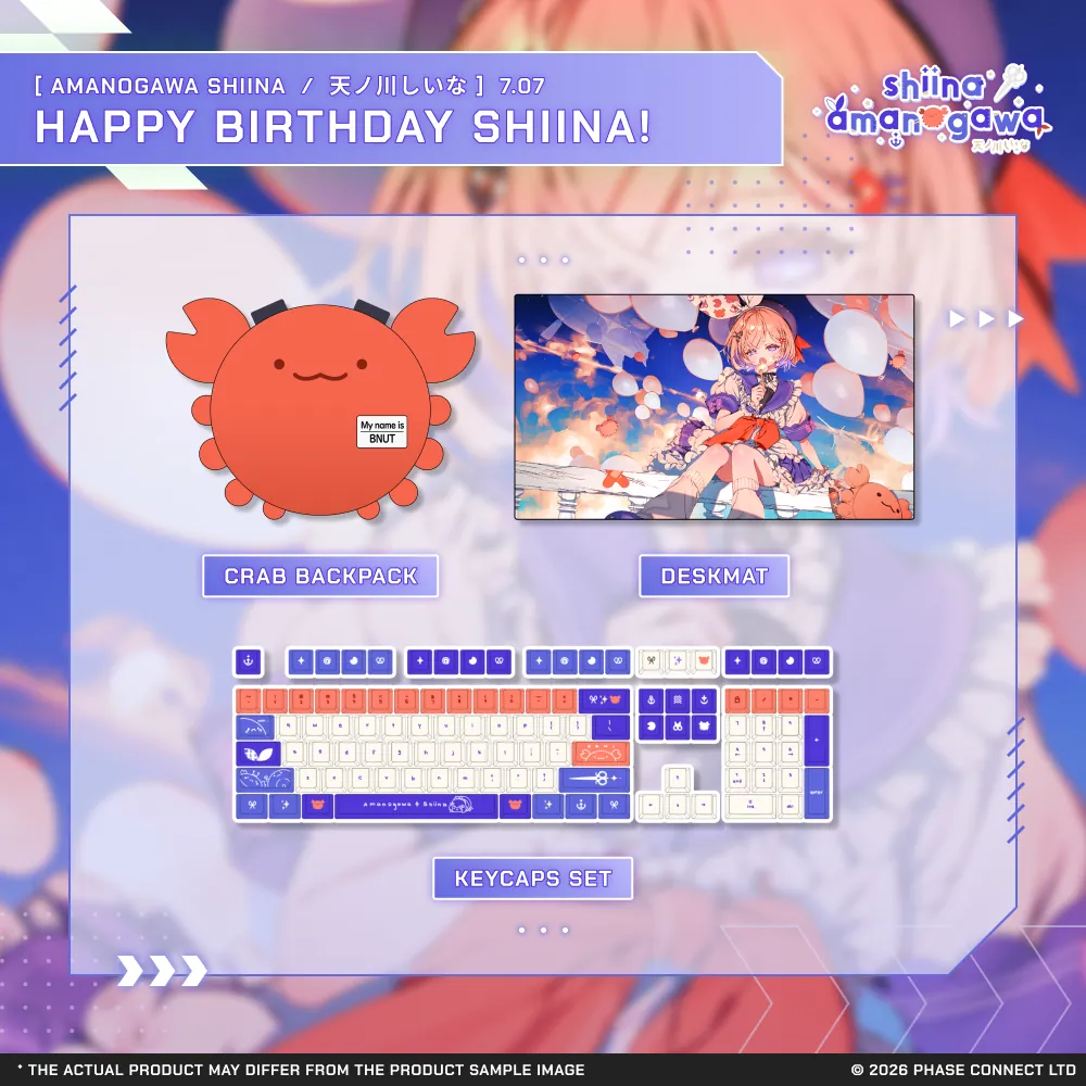 Amanogawa Shiina『天ノ川しいな』Birthday 2026 Celebration Collection