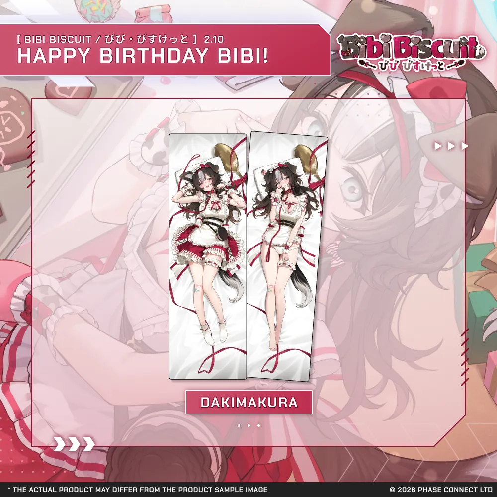 Bibi Biscuit『びび・びすけっと』Birthday 2026 Celebration - Dakimakura