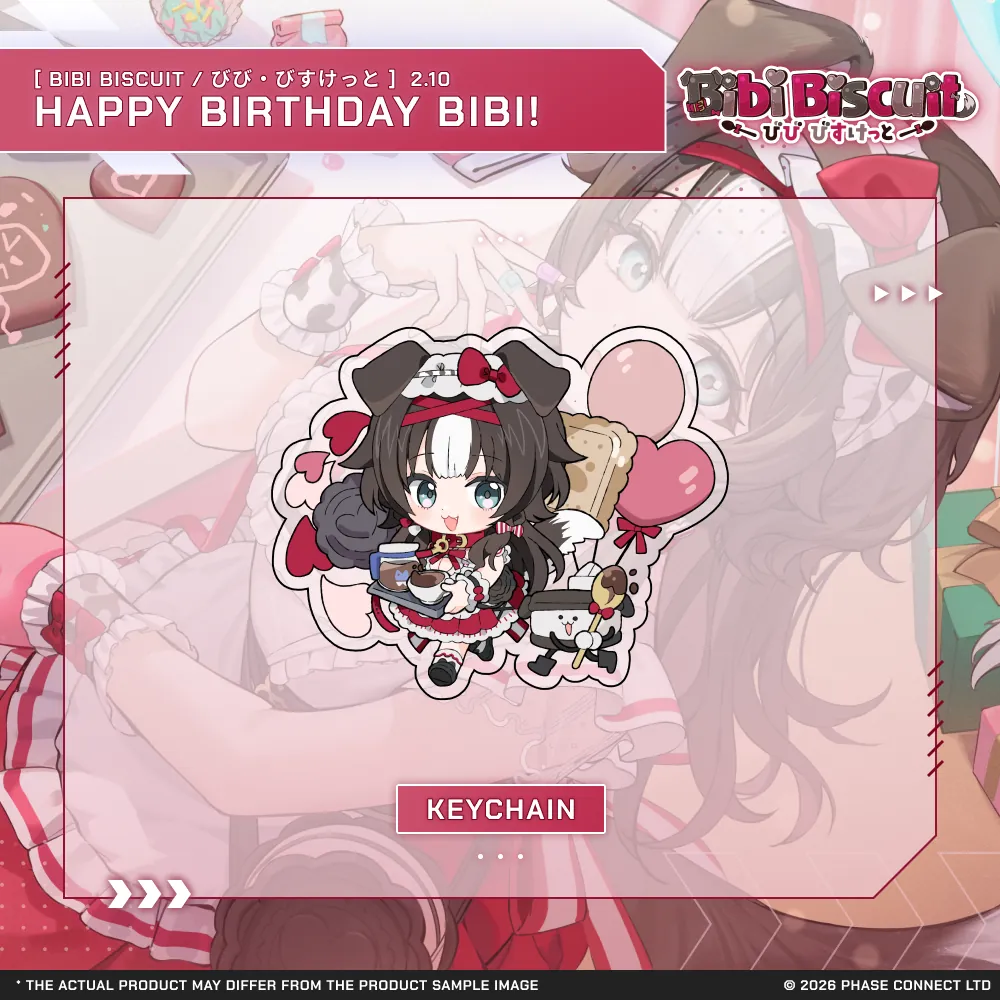Bibi Biscuit『びび・びすけっと』Birthday 2026 Celebration - Keychain