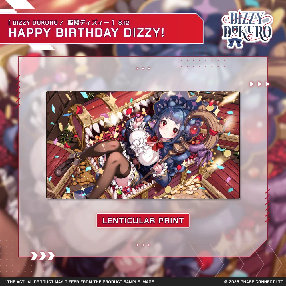 Dizzy Dokuro『髑髏ディズィー』Birthday 2026 Celebration - Lenticular Print