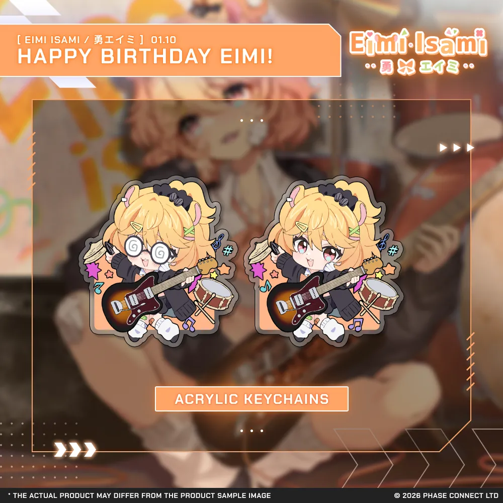 Eimi Isami『勇エイミ』Birthday 2026 Celebration - Duo Acrylic Keychain