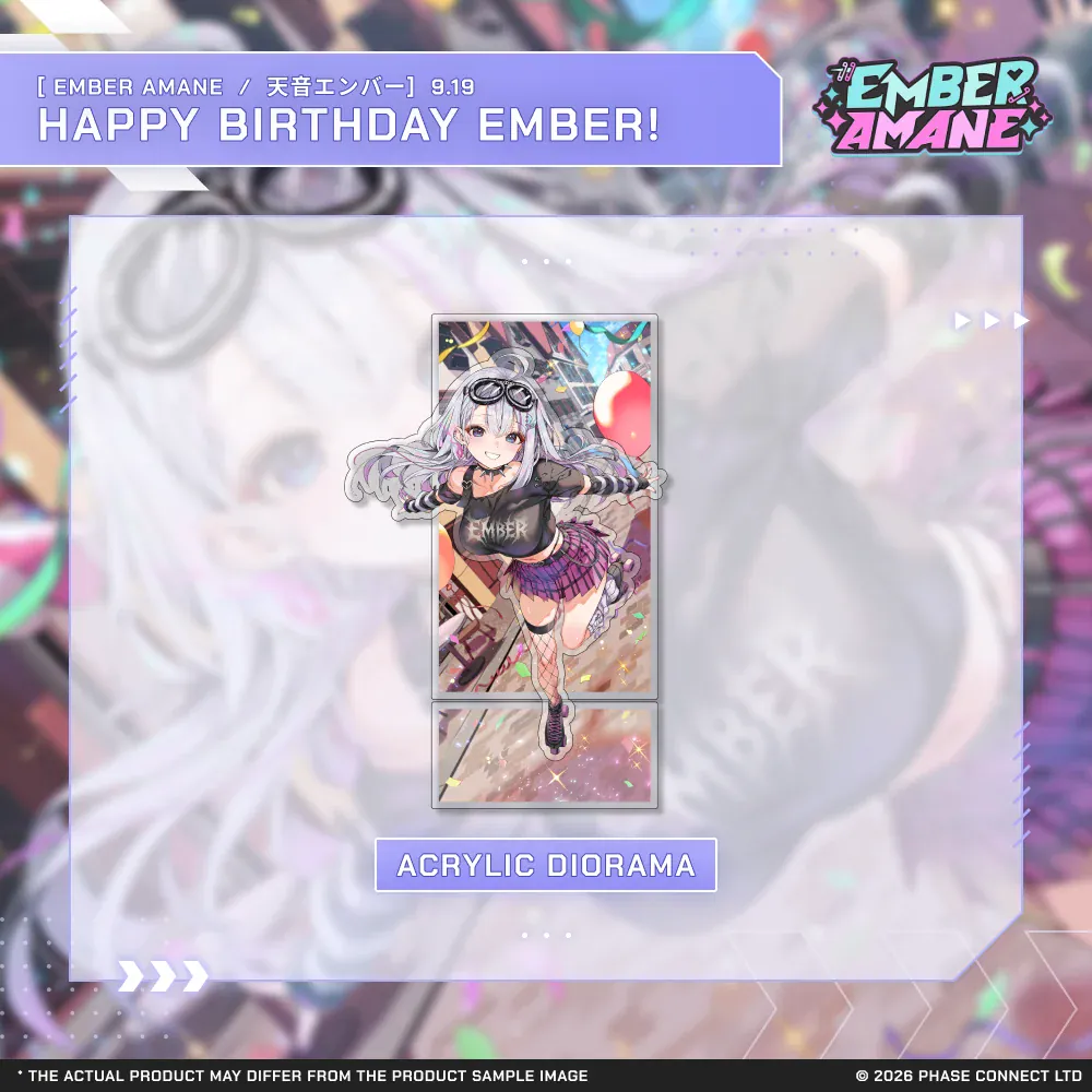 Ember Amane『天音エンバー』Birthday 2026 Celebration - Acrylic Diorama