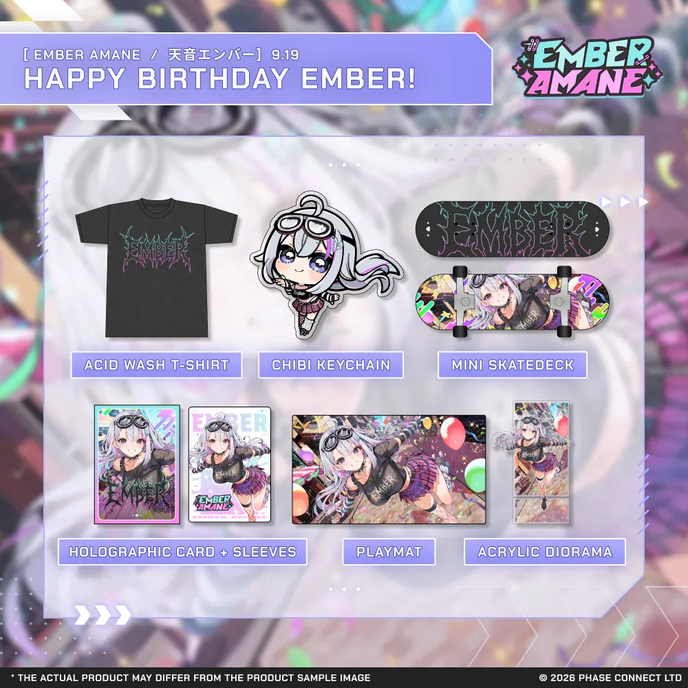 Ember Amane『天音エンバー』Birthday 2026 Celebration Collection