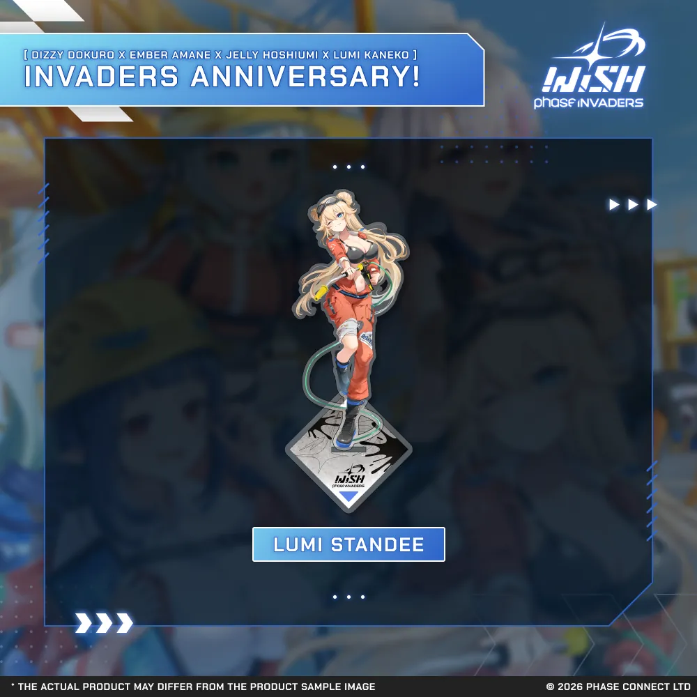 Invaders WISH Third Anniversary - Lumi Kaneko『金子瑠美』Standee