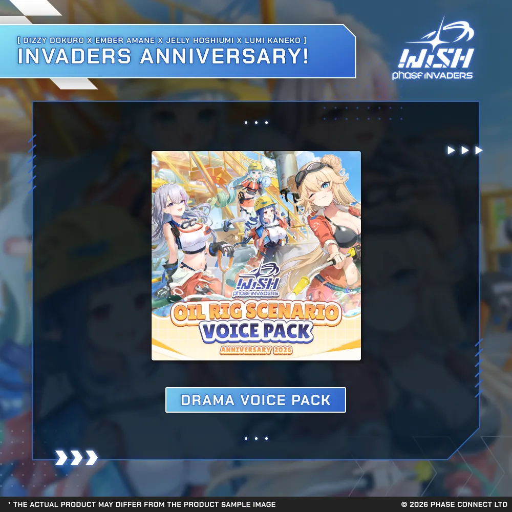 Invaders WISH Third Anniversary - Voice Pack